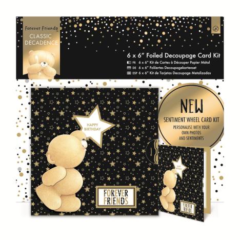 6 x 6'' Classic Decadence Forever Friends Decoupage Card Kit